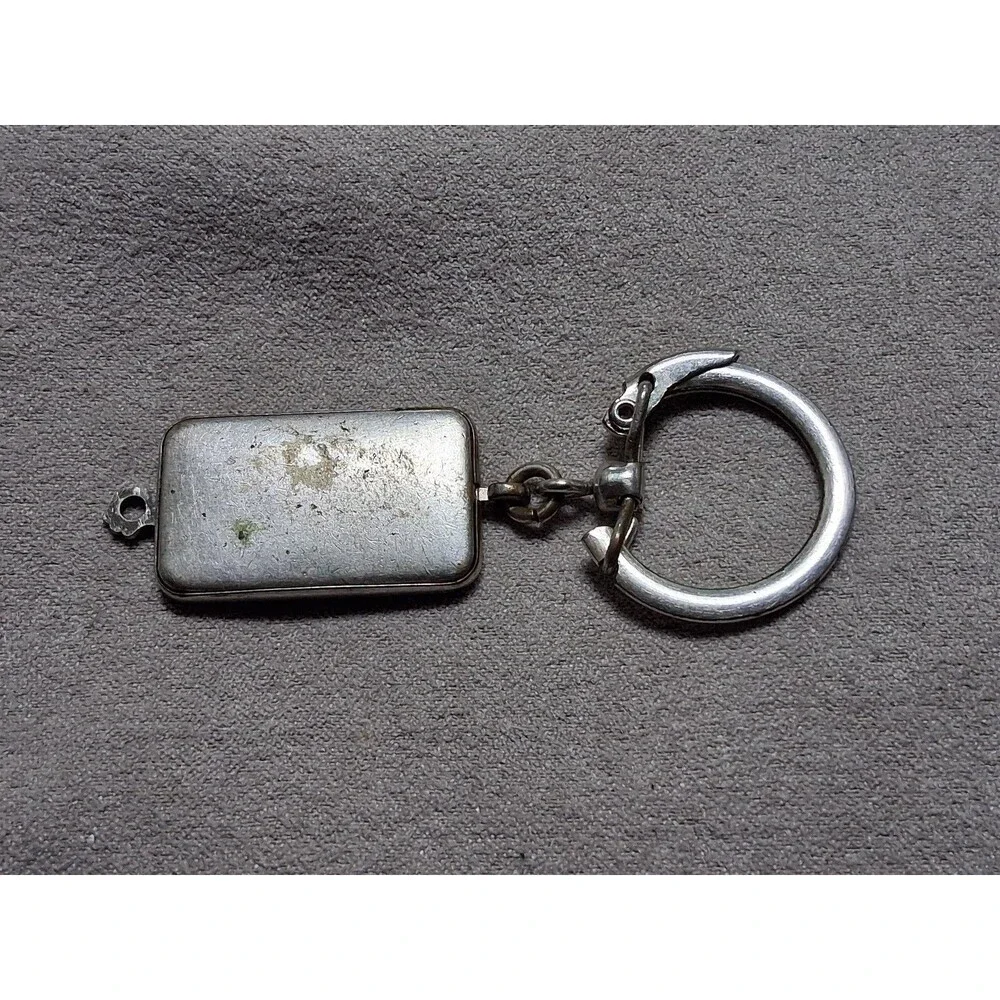 Vintage Cadillac Keychain Car Logo Emblem Key Ring